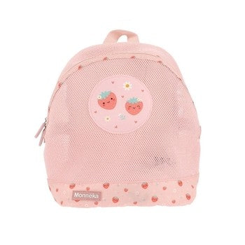 Mochila Infantil Praia Anti Areia Morangos - Monneka