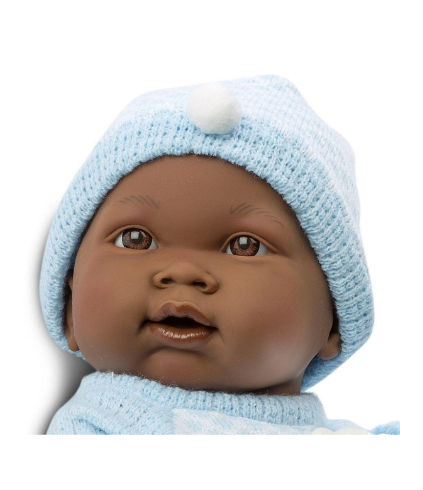 Boneco LLORENS Recém Nascido Africano 45 cm