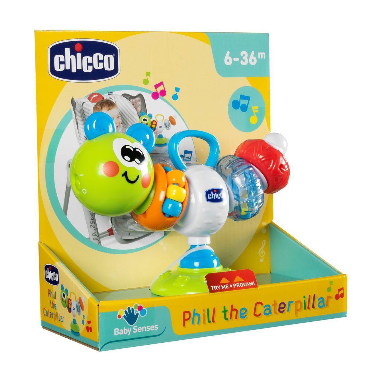 Chicco Lagarta Phill Musical