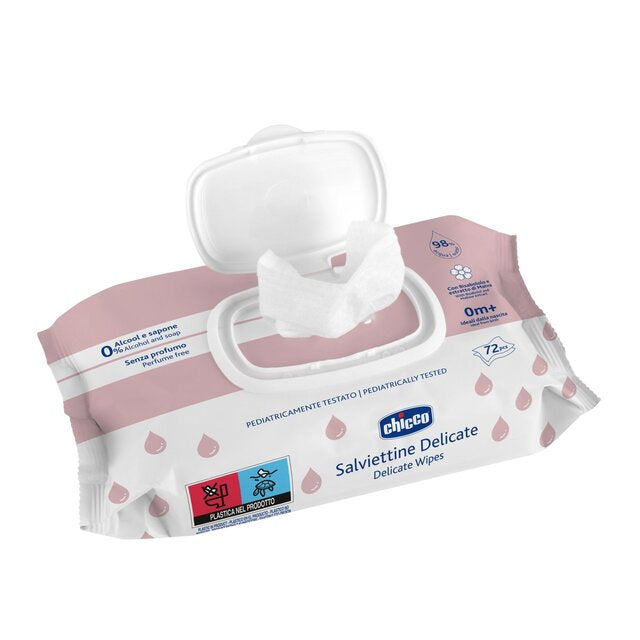 Chicco - Toalhitas Delicadas 72 unidades