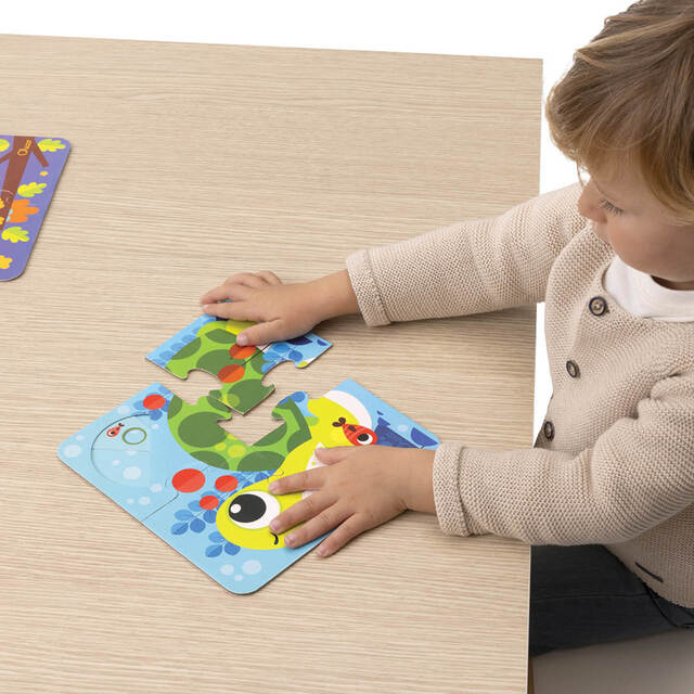 Chicco -  4 Puzzles Interativos 1+