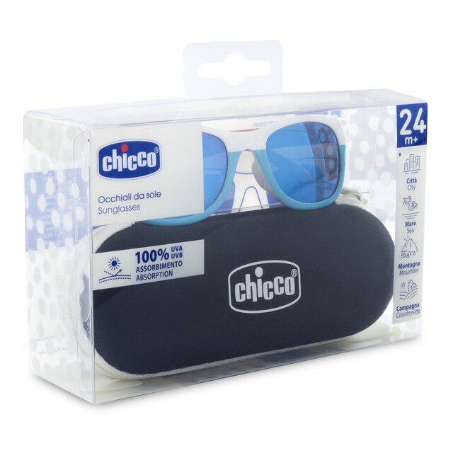 Chicco - Óculos de Sol Espelhados Tricolor Azul 24M+