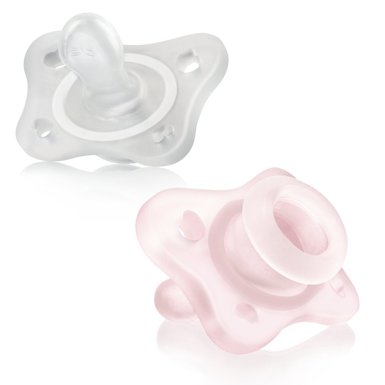 Chicco - Conjunto 2 Chuchas PhysioForma Mini Soft Rosa 0-2M