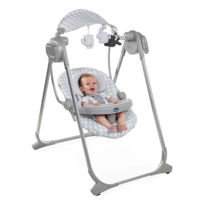 Espreguiçadeira Baloiço Polly Swing Up Leaf Chicco