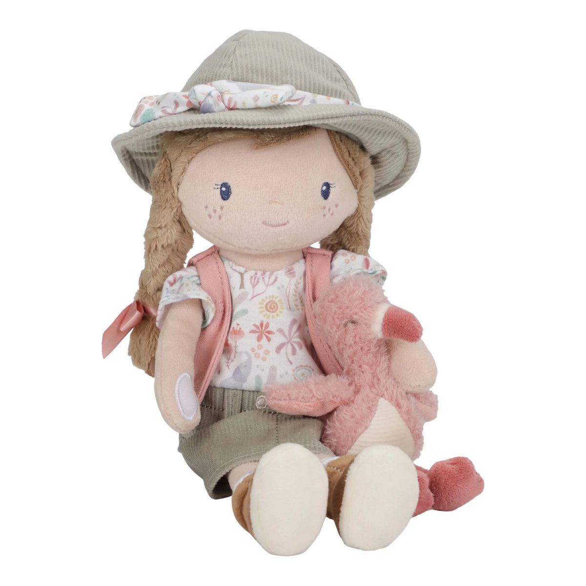 Little Dutch-Boneca de Pano com flamingo Rosa