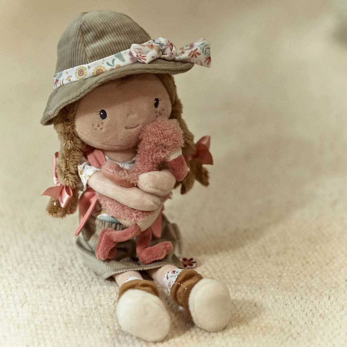 Little Dutch-Boneca de Pano com flamingo Rosa