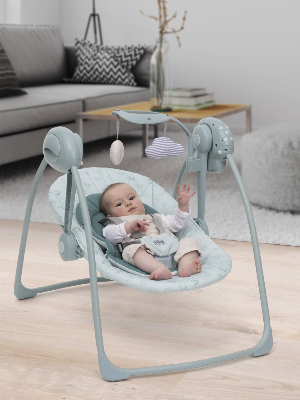 Chicco - Baloiço Espreguiçadeira Swing&Play  Matcha