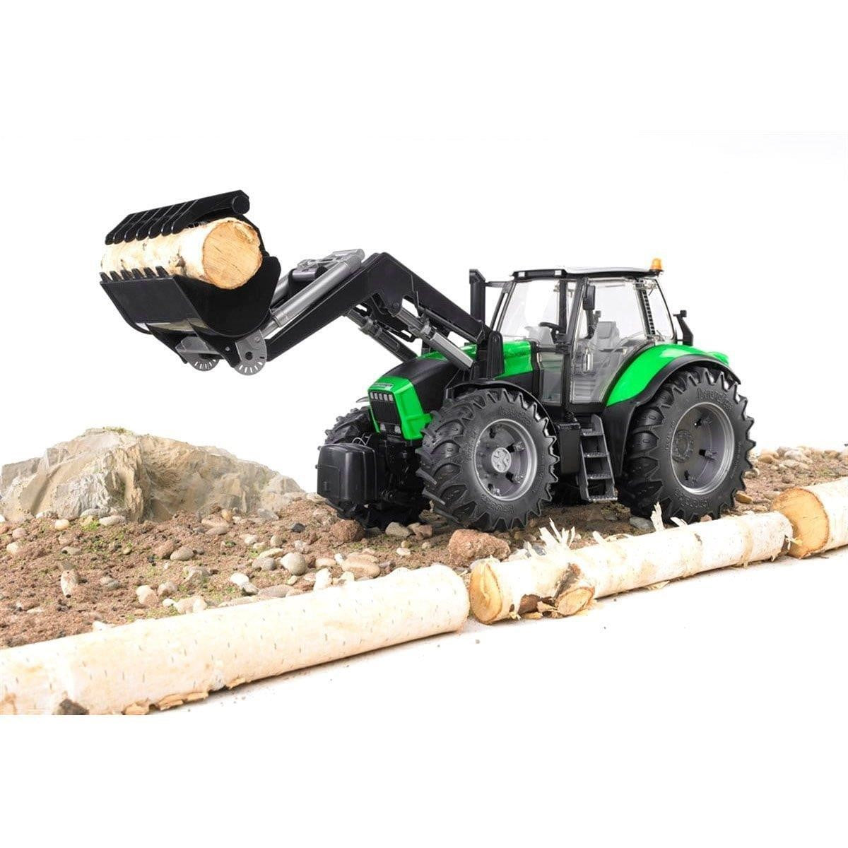 Trator Deutz Agrotron X720 com pá - Bruder