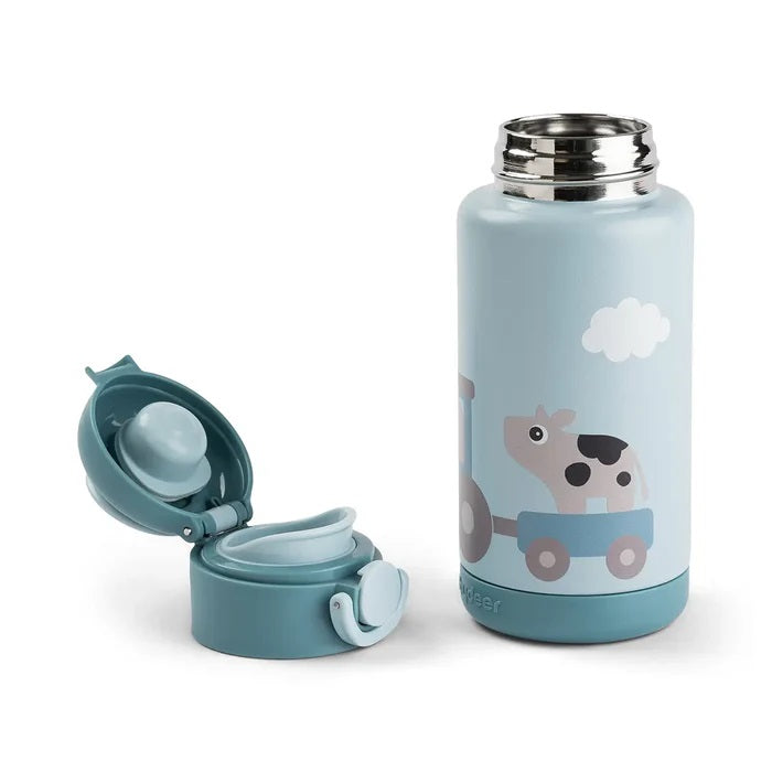 Done by Deer - Garrafa Térmica Tiny Farm Blue 340ml