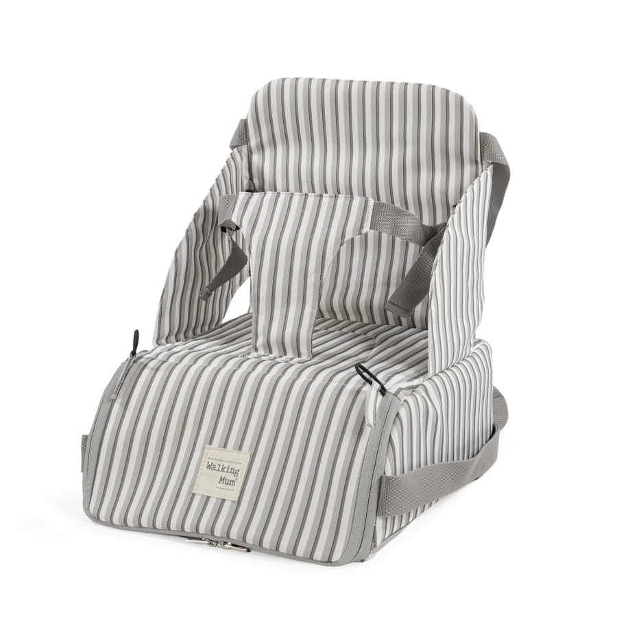 Cadeira de Papa Portátil Botton Stripes - Walking Mum