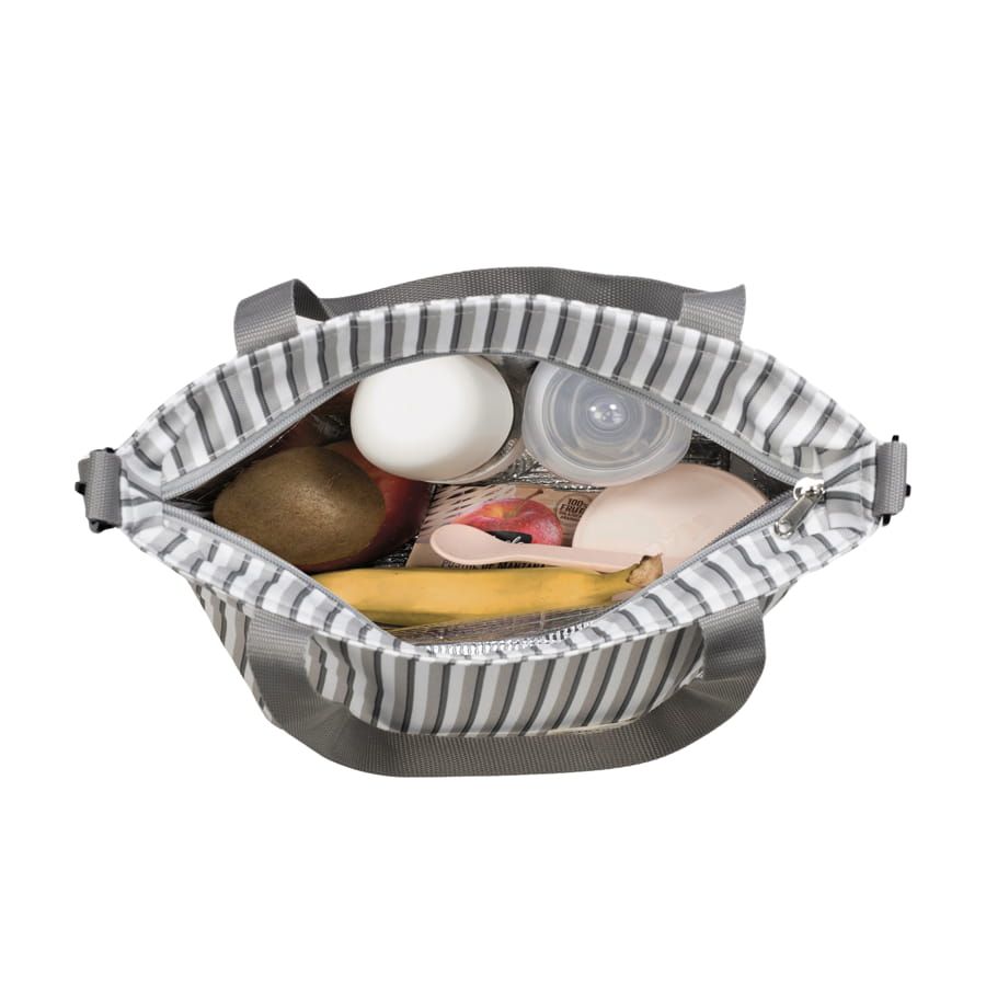 Saco Lancheira Térmica Botton Strips - Walking Mum