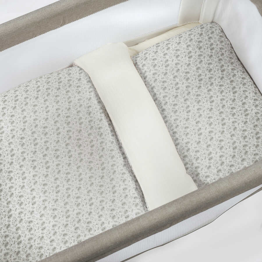 Conjunto Edredon + Lençol para Berço 50x80 Gala Mint - Walking Mum