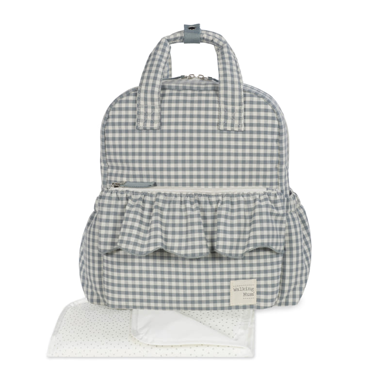 Walking Mum  - Mochila de Maternidade  Praliné Vichy Matcha