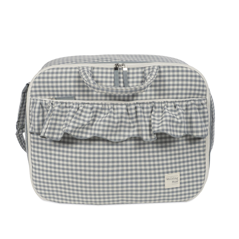 Walking Mum - Mala Maternidade Retangular  Praliné Vichy Matcha