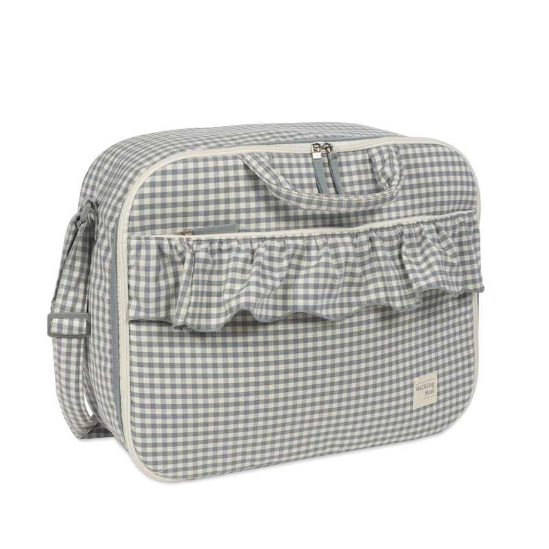 Walking Mum - Mala Maternidade Retangular  Praliné Vichy Matcha