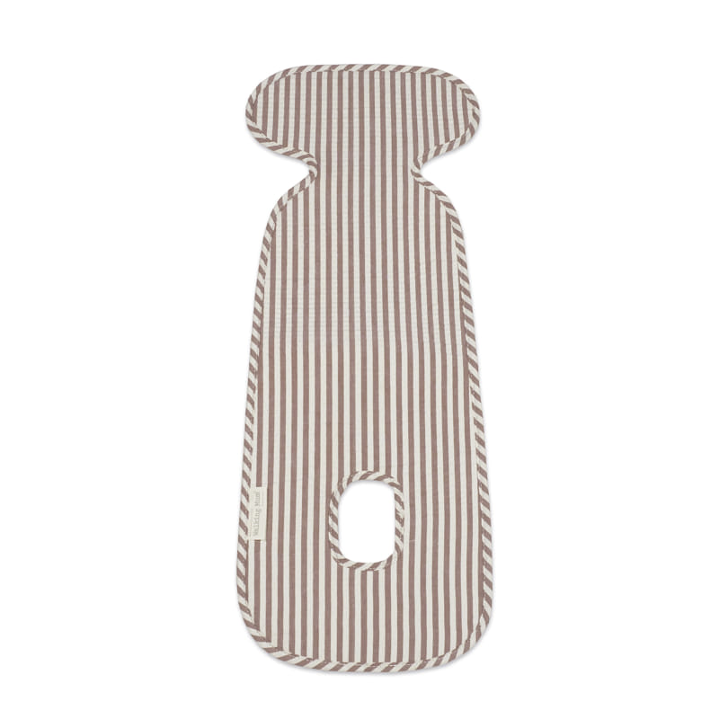 Walking Mum  - Colchoneta para Cadeira Auto Praliné Strips Moka