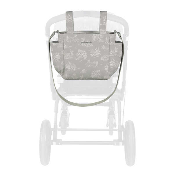 Mala Carrinho Crossbody Toile de Jouy Forest - Pasito a Pasito