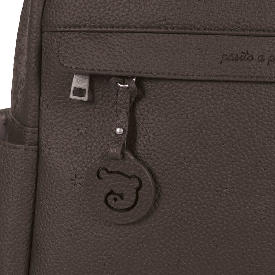 Mochila de Maternidade com Muda Fraldas London Brown - Pasito a Pasito