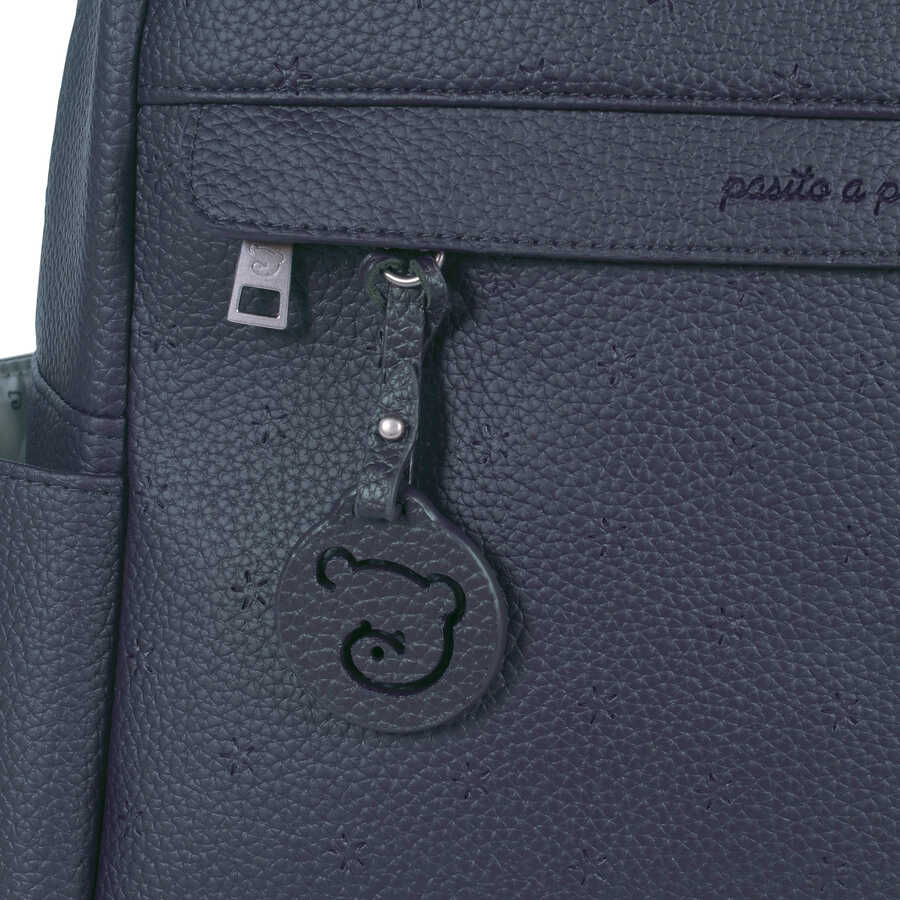 Mochila de Maternidade com Muda Fraldas London Blue - Pasito a Pasito