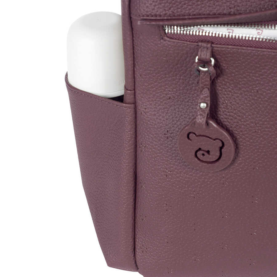 Mochila de Maternidade com Muda Fraldas London Cherry - Pasito a Pasito