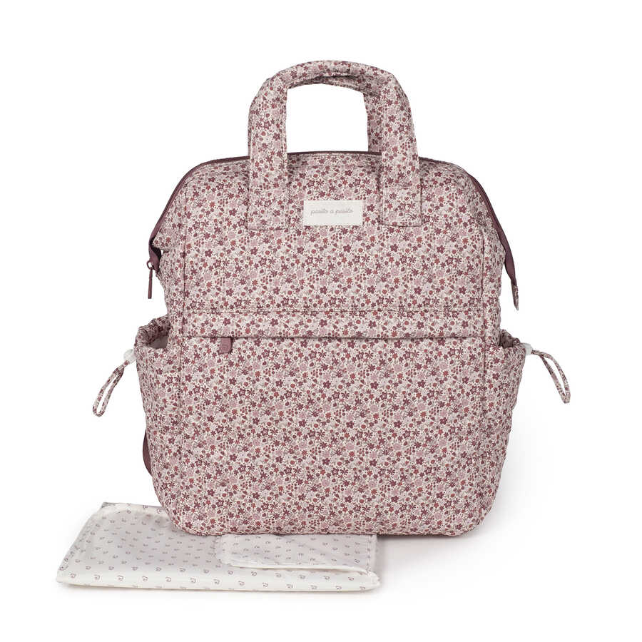 Mochila de Maternidade Cherry Flowers - Pasito a Pasito