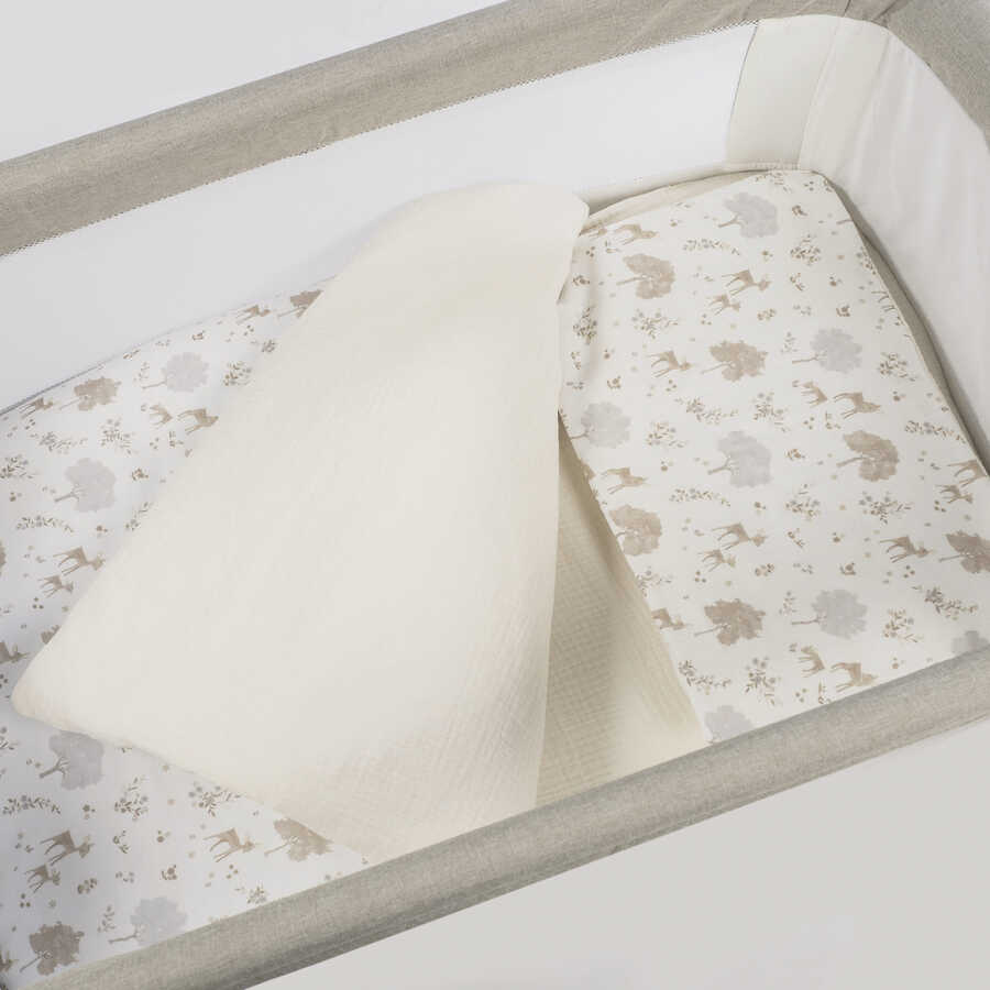 Conjunto Edredon + Lençol para Berço 50x80 Nara - Pasito a Pasito