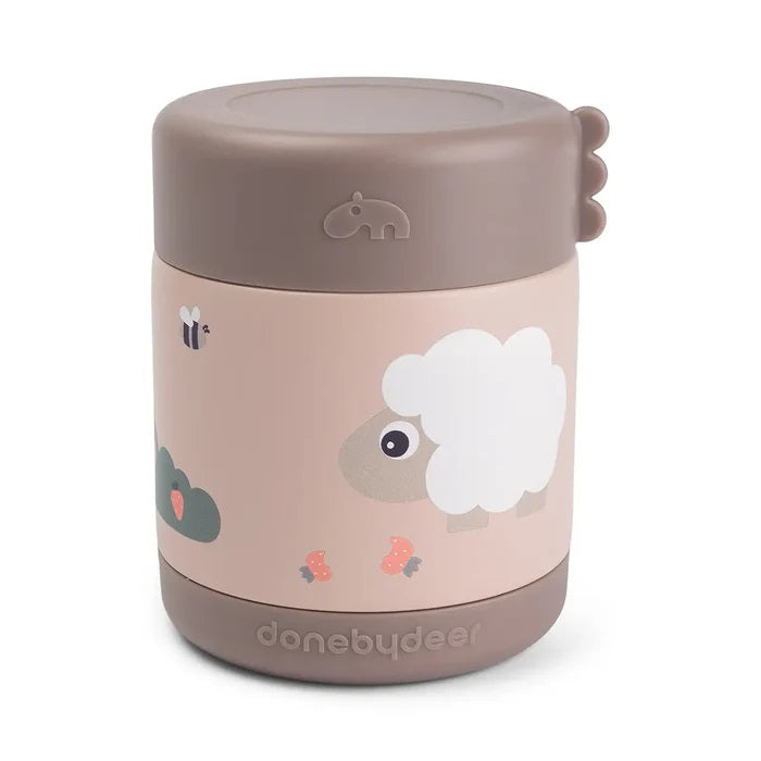 Done By Deer - Termo Sólidos 300ml Tiny Farm Powder