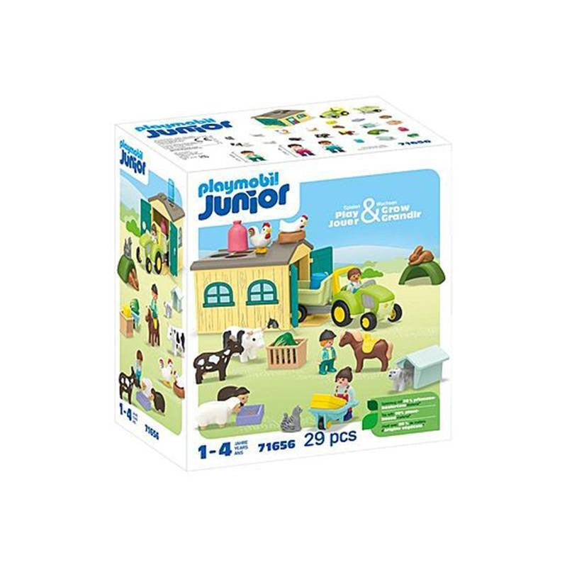 Playmobil Junior - Aventura na quinta com trator