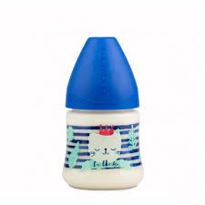 Biberão com Tetina Anatómica 150ml Blue Sea 0-6M - Suavinex
