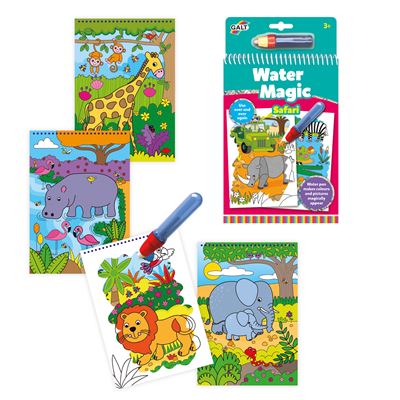 Galt - Livro de Pintar com Água Water Magic Safari