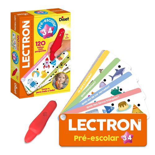 Diset - Jogo Lectron Fan On the Go Pre Escolar 3-4