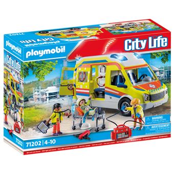 Playmobil City Life - Ambulância com Luz e Som