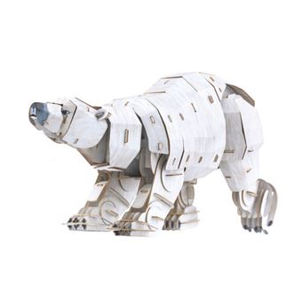 mierEdu Puzzle 3D Ajustável Urso Polar 6+