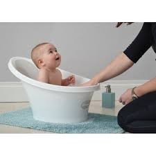 SHNUGGLE BATH | Banheira Cinza Anti-derrapante Branco
