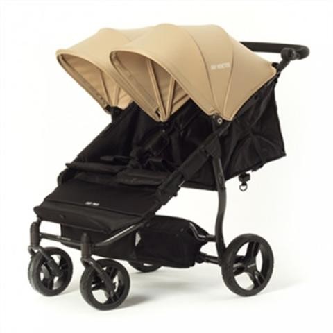 Conjunto de 2 Capotas beige com Cobre cintos para Carrinho Easy Twin - Baby Monster