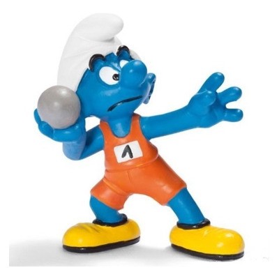 Schleich - Smurf Arremessador de Peso