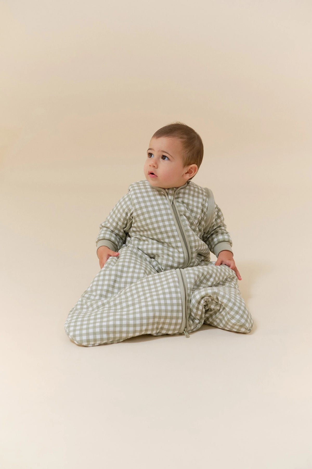 molis&co - Saco de dormir com mangas  12-18 meses - Chá  Menta - TOG 2.5