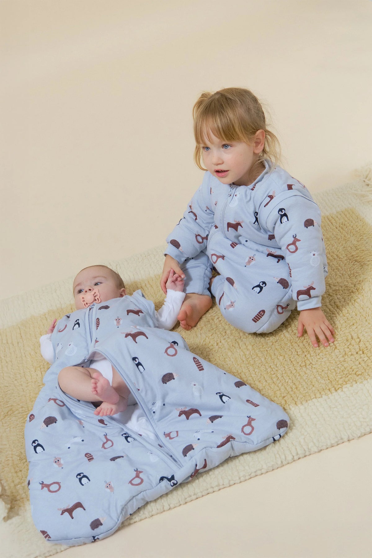 molis&co - Saco de dormir com mangas 12-18  meses - Winter Animals - TOG 2.5