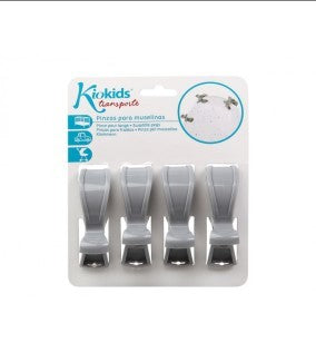 Conjunto de 4 Molas Cinza - Kiokids