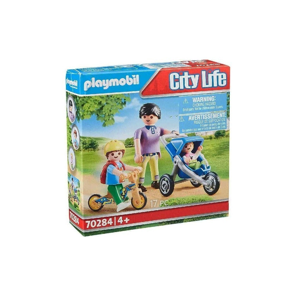 Playmobil City Life - Mãe com Crianças