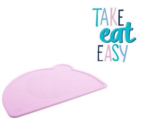 Individual em Silicone Rosa Take Eat Easy - Chicco