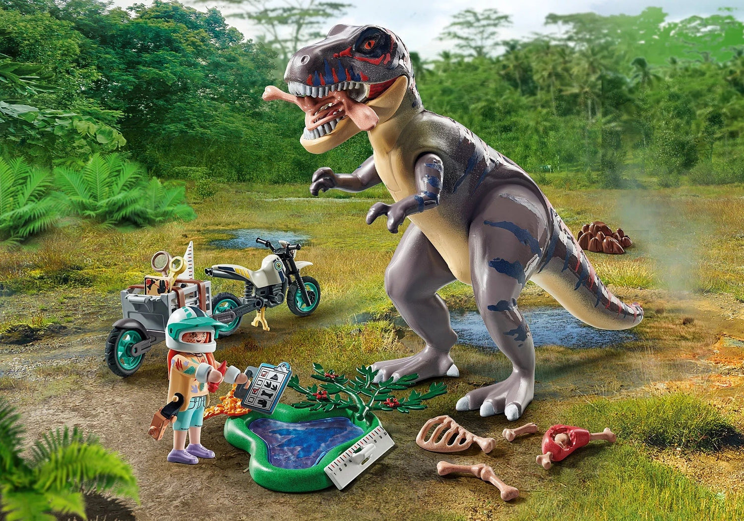 Playmobil Dinos - T-Rex e Explorador