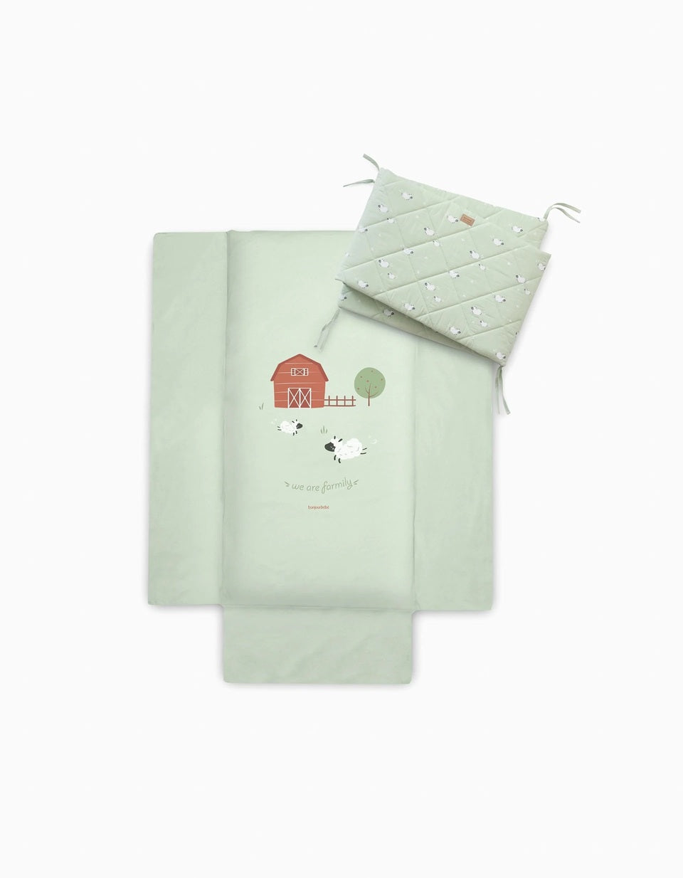 BonjourBebe - Conjunto Edredon + Proteções Funny Farm