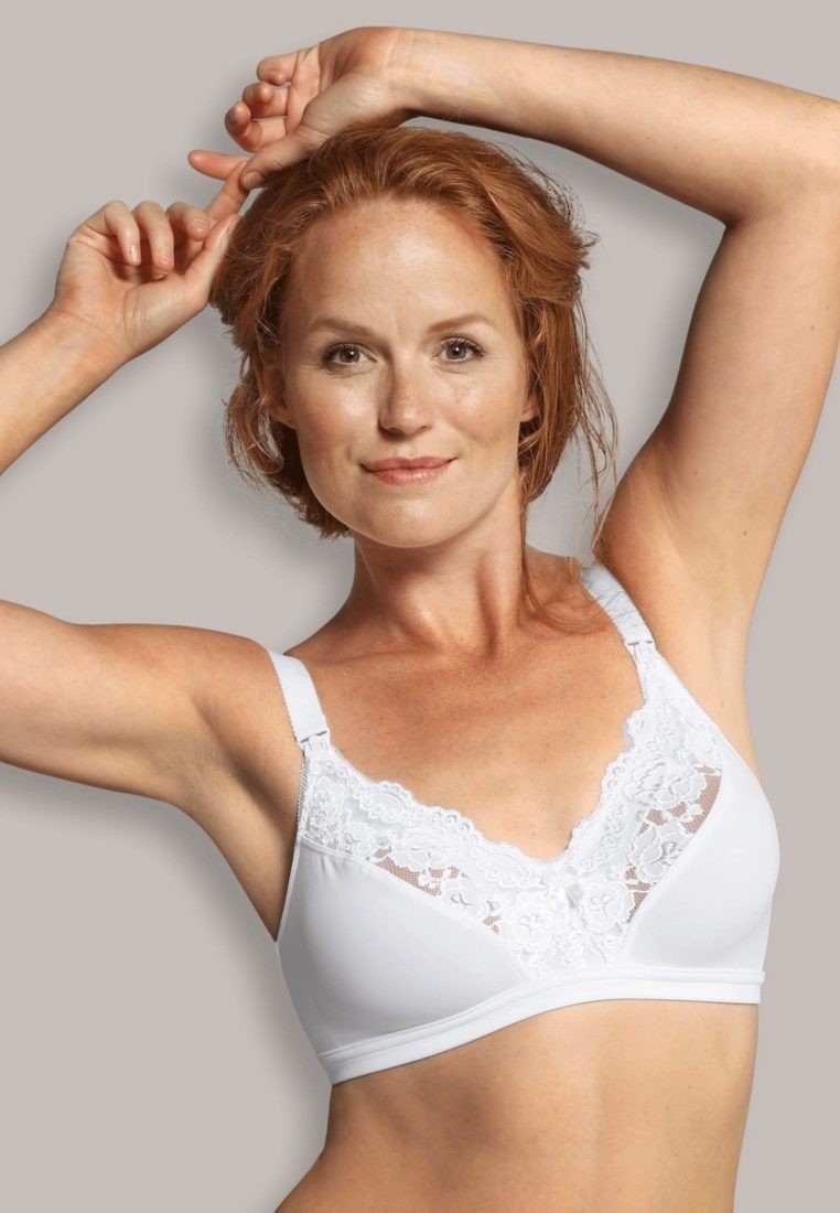 Soutien Maternidade & Amamentação Lace Branco - Carriwell