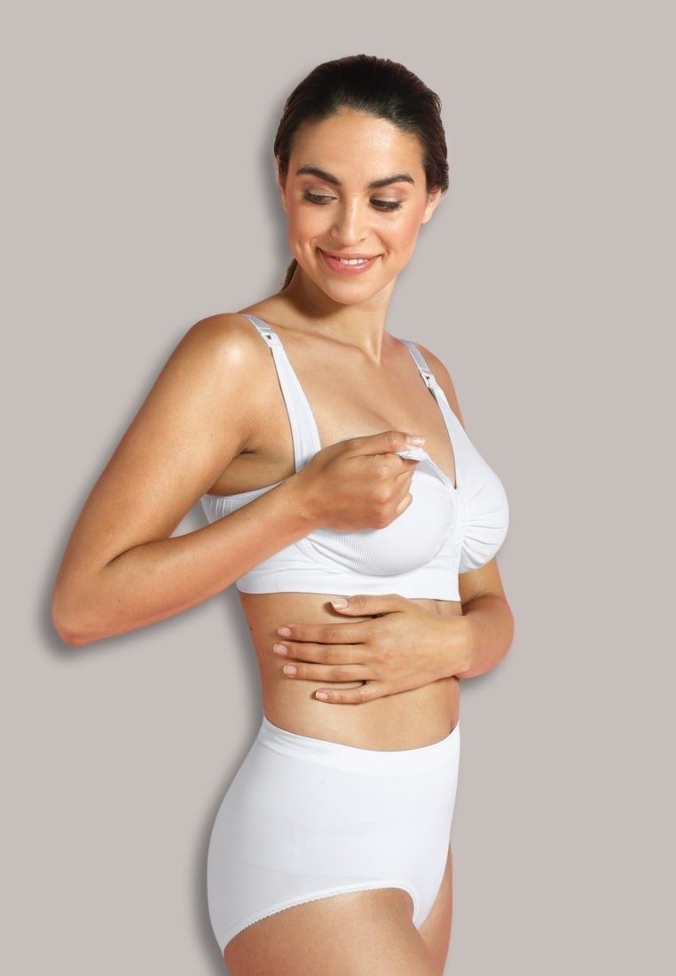 Soutien de Maternidade com Aros de Gel Branco - Carriwell