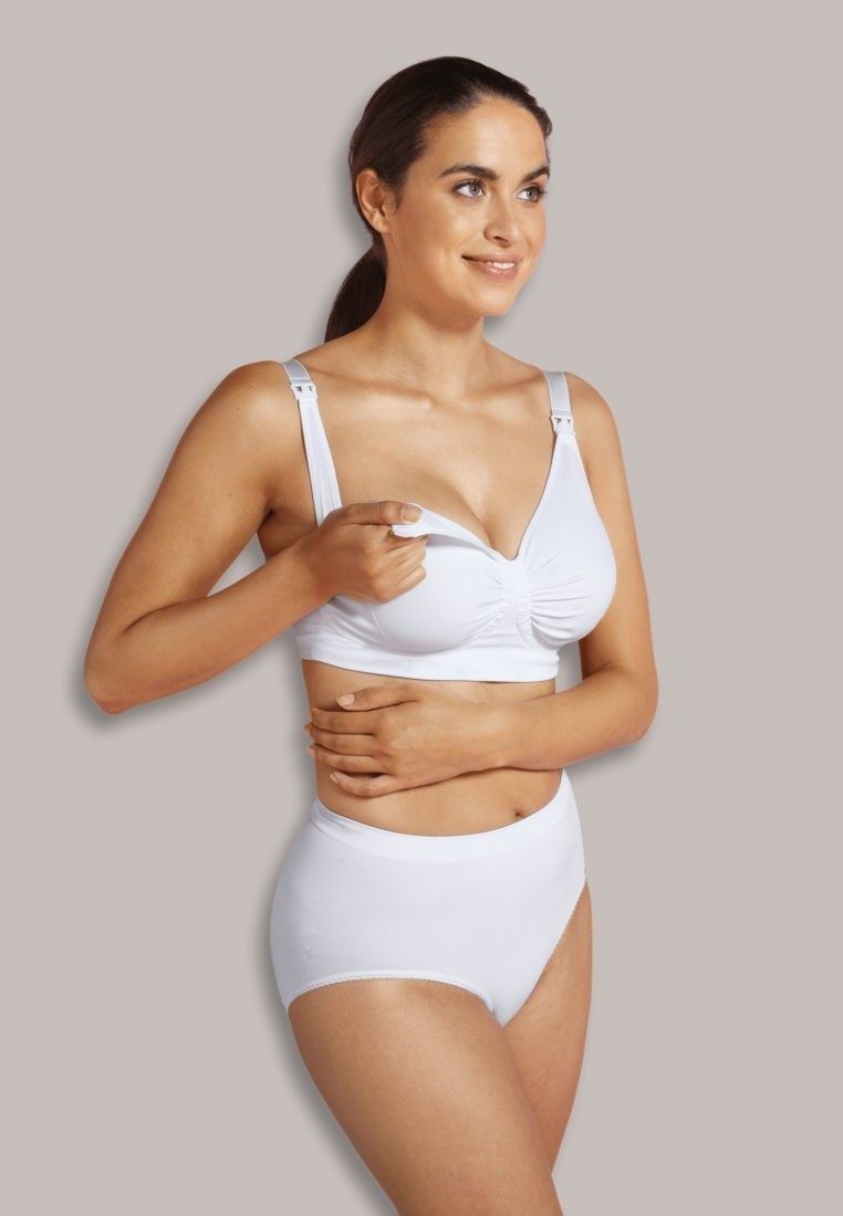 Soutien de Maternidade com Aros de Gel Branco - Carriwell
