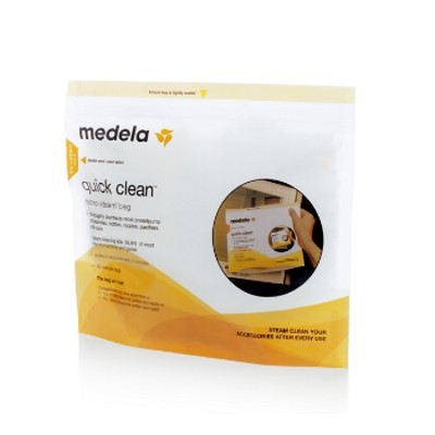 Sacos de Esterilização para Microondas 5 unidades Quick Clean  - Medela