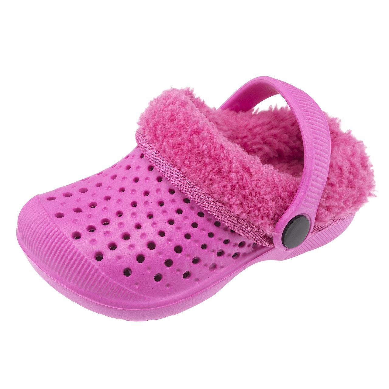 Chinelo com Pelo Trixi Rosa - Chicco