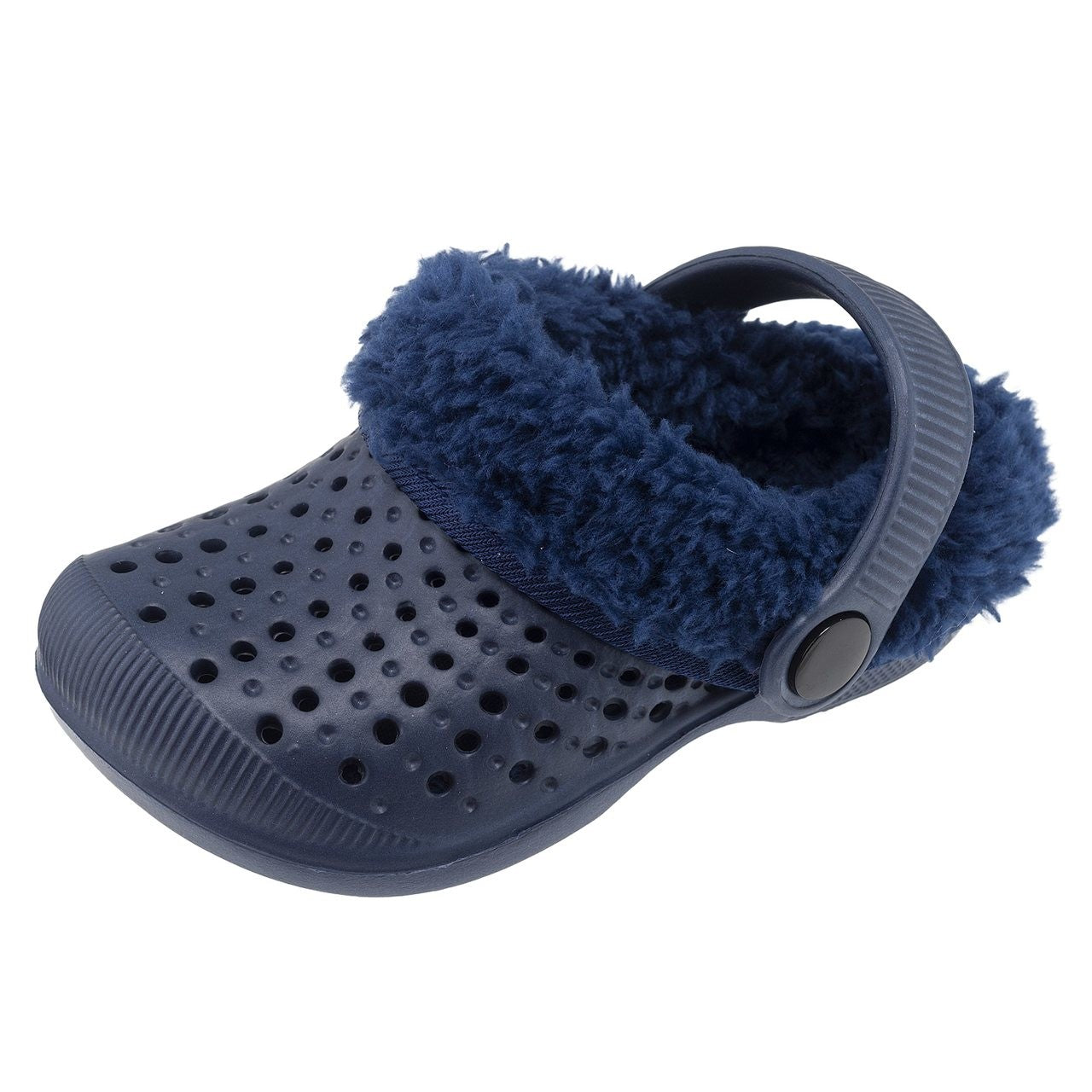 Chinelo com Pelo Trixi Azul - Chicco