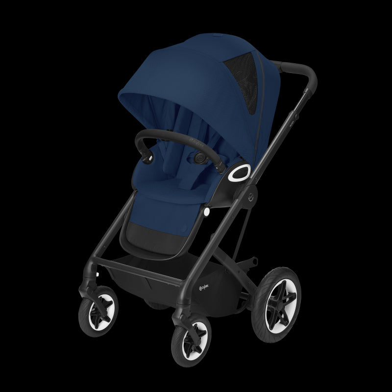 Carrinho Talos S Lux Black Navy Blue - Cybex